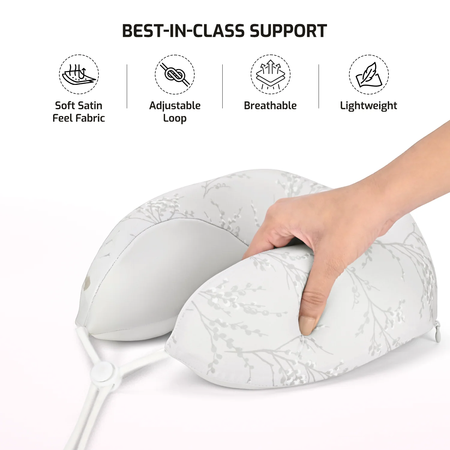 VIP LUXE COMFORT NECK PILLOW BEIGE - Image 3